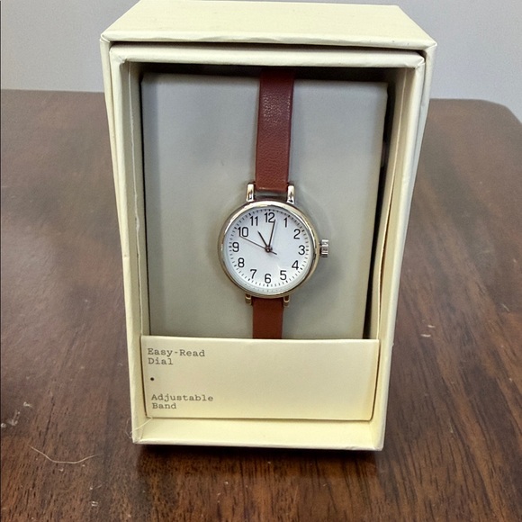 a new day Accessories - a new day Silver and Brown Women's Watch
